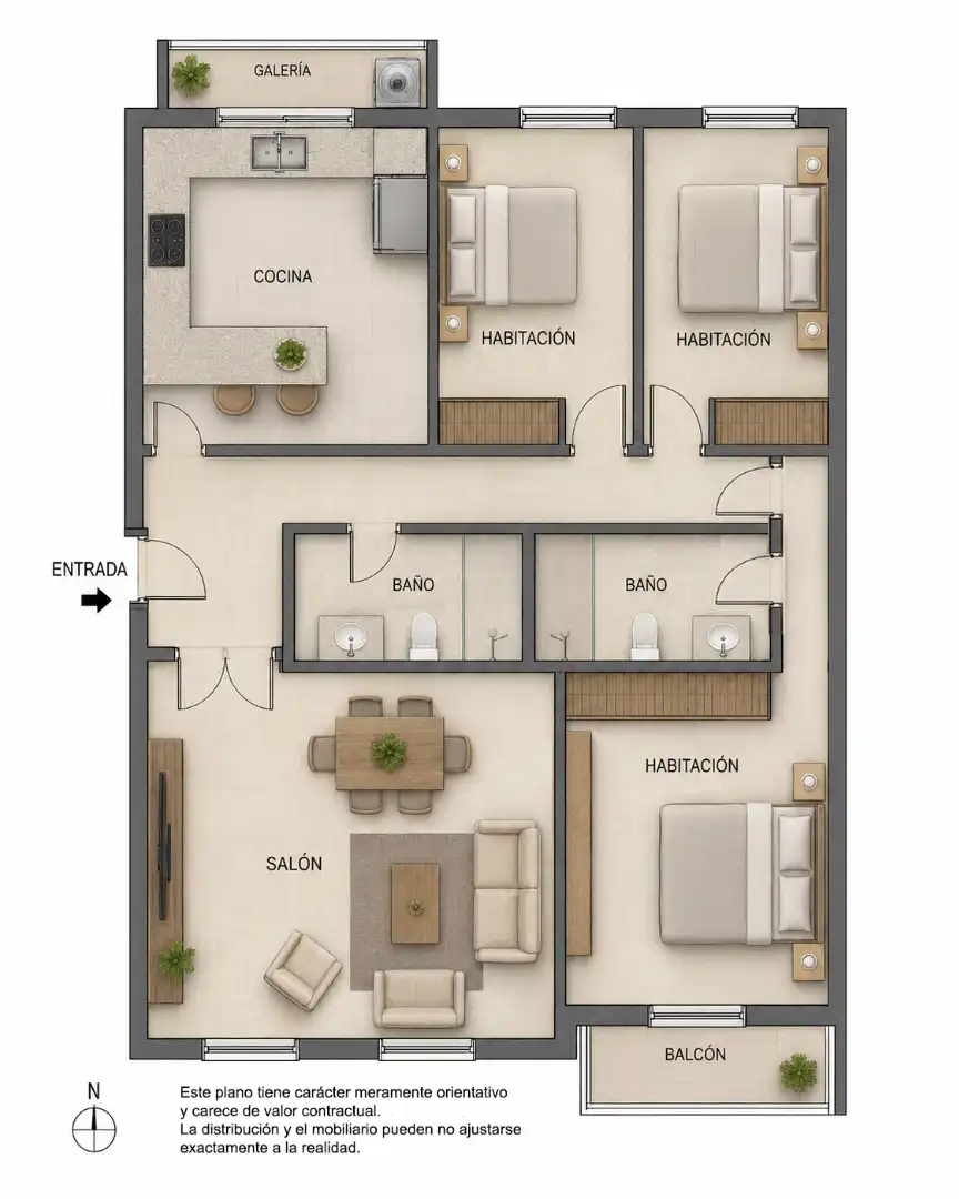 Wohnung mit Terrasse zum Verkauf in Carrer Maria Cristina 10, imagen 19