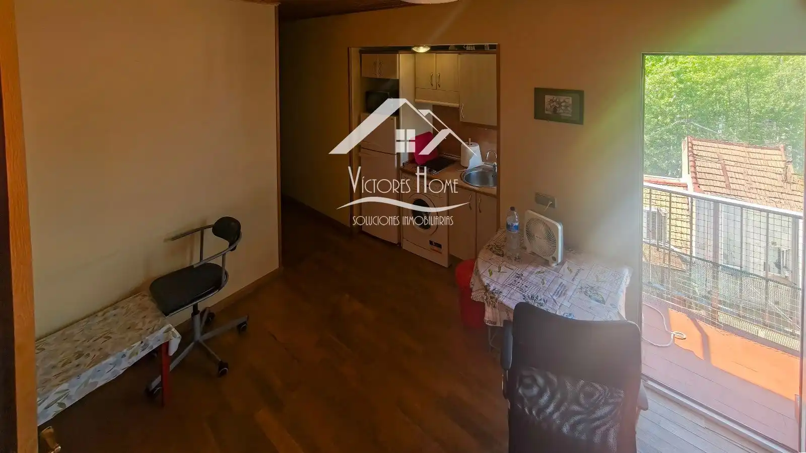 Living room of Flat for sale in Madrid  with Terrace and Furnished