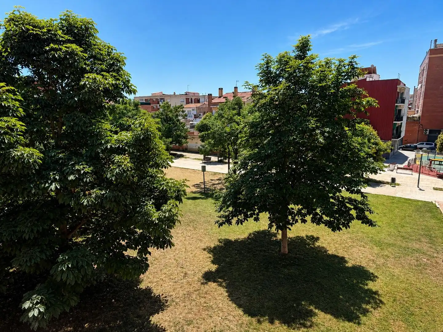 Exterior view of Flat for sale in Sabadell  with Air Conditioner, Heating and Parquet flooring