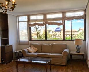 Living room of Flat to rent in  Valencia Capital  with Air Conditioner and Balcony