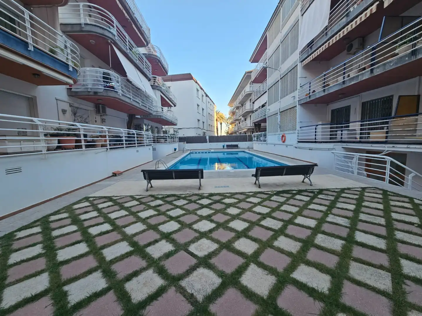 Schwimmbecken von Wohnung zum Verkauf in Vilanova i la Geltrú