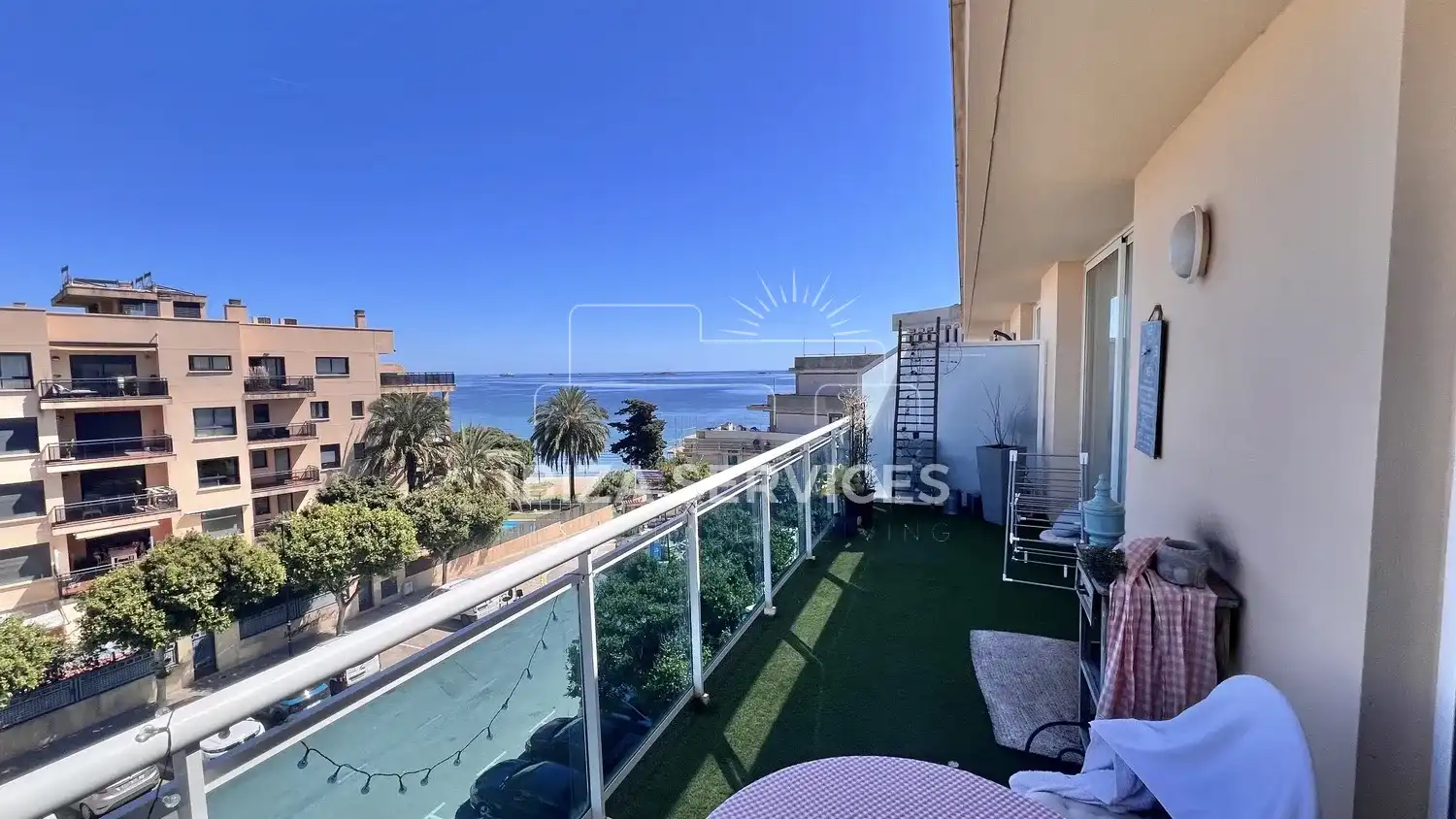 Terrassa de Pis en venda en Eivissa amb Aire condicionat, Jardí privat i Piscina