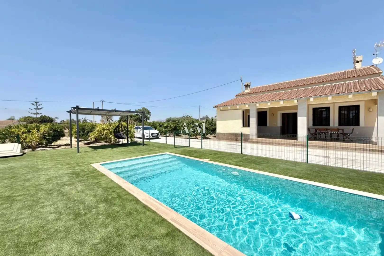 Piscina de Casa o chalet de alquiler en Elche / Elx con Aire acondicionado, Calefacción y Terraza