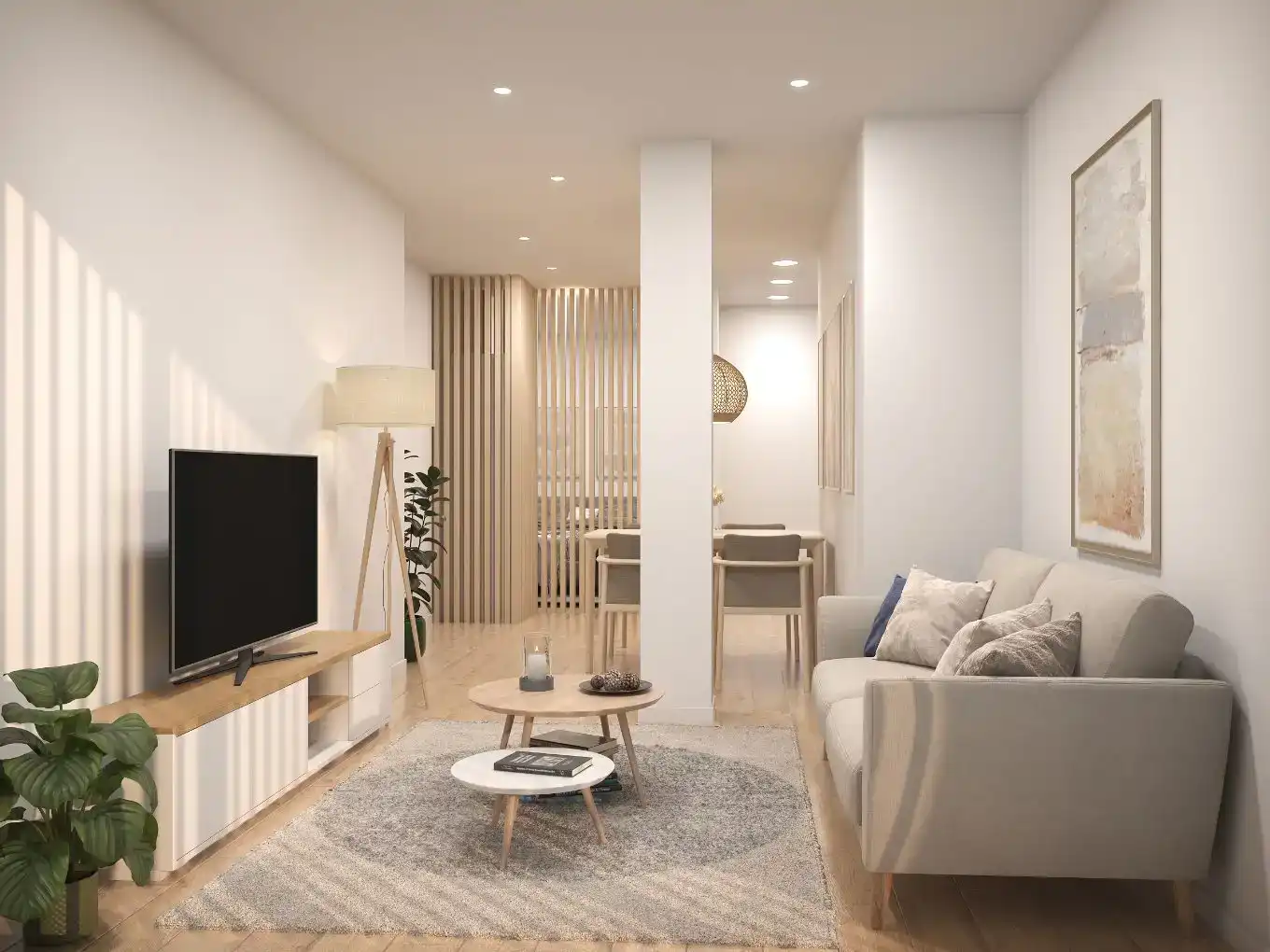 Wohnzimmer von Wohnung zur Miete in Sagunto / Sagunt mit Klimaanlage