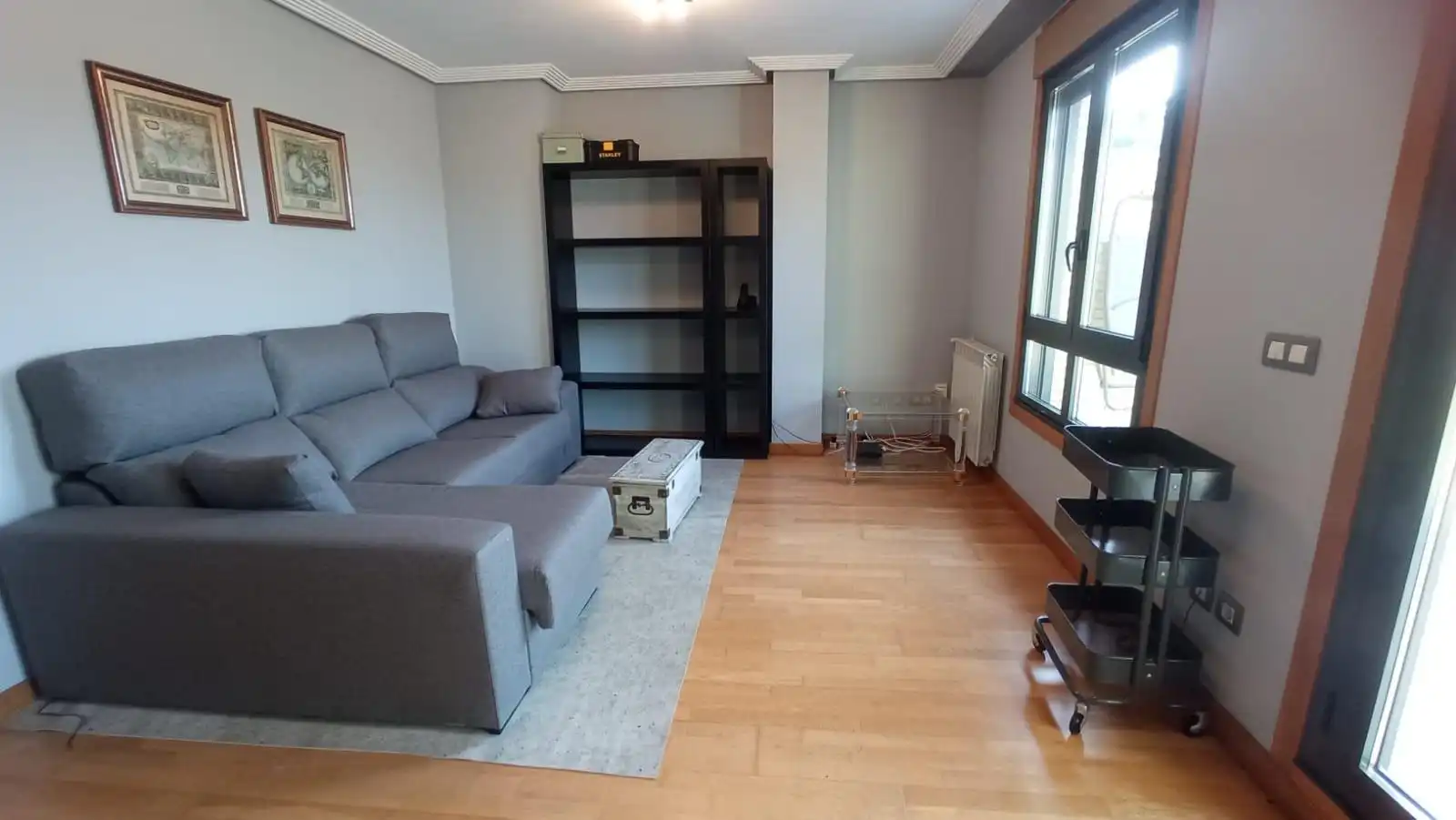 Sala de estar de Ático de alquiler en Oviedo  con Calefacción, Terraza y Trastero