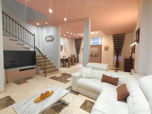 Sala d'estar de Casa adosada en venda en  Valencia Capital amb Aire condicionat, Calefacció i Parquet