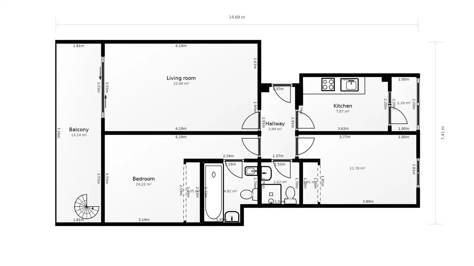 Penthouse with pool for sale in Urbanizacion Bahia de Casares 7, imagen 43