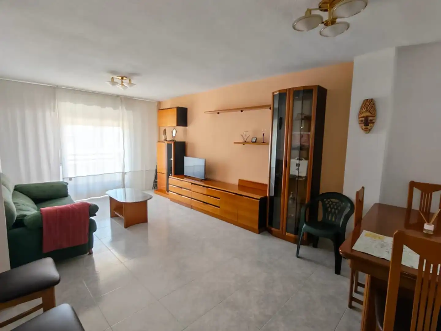 Living room of Flat for rent in Murcia  with Furnished, Washing machine and Balcony