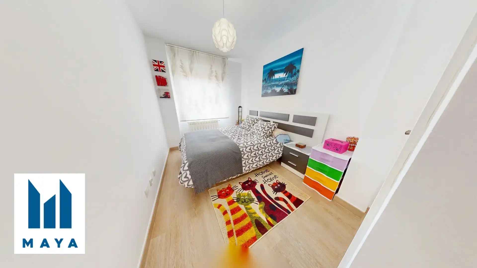 Schlafzimmer von Dachboden zum Verkauf in Leganés mit Klimaanlage, Heizung und Terrasse