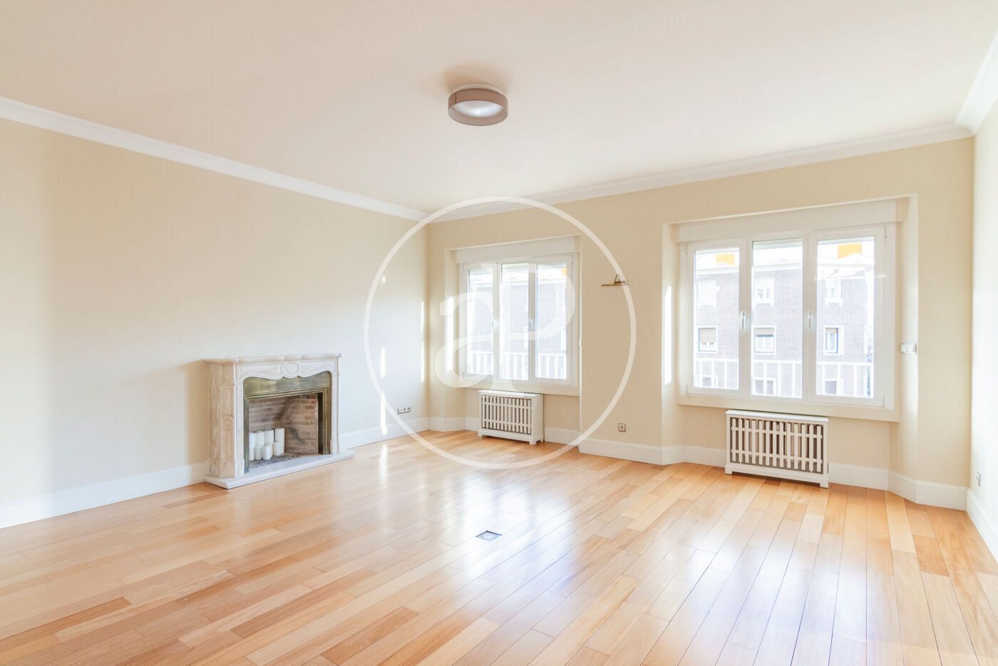 Living room of Flat to rent in  Madrid Capital  with Air Conditioner and Heating