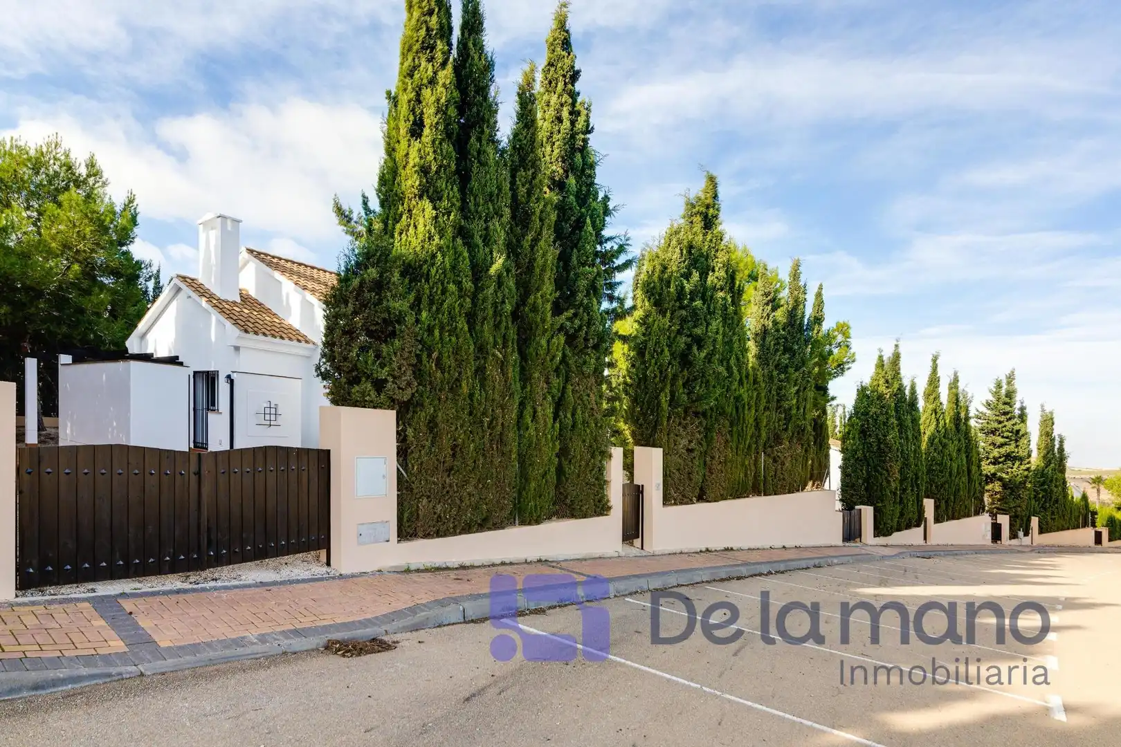 Exterior view of Houses for sale in Fuente Álamo de Murcia  with Private garden and Community pool
