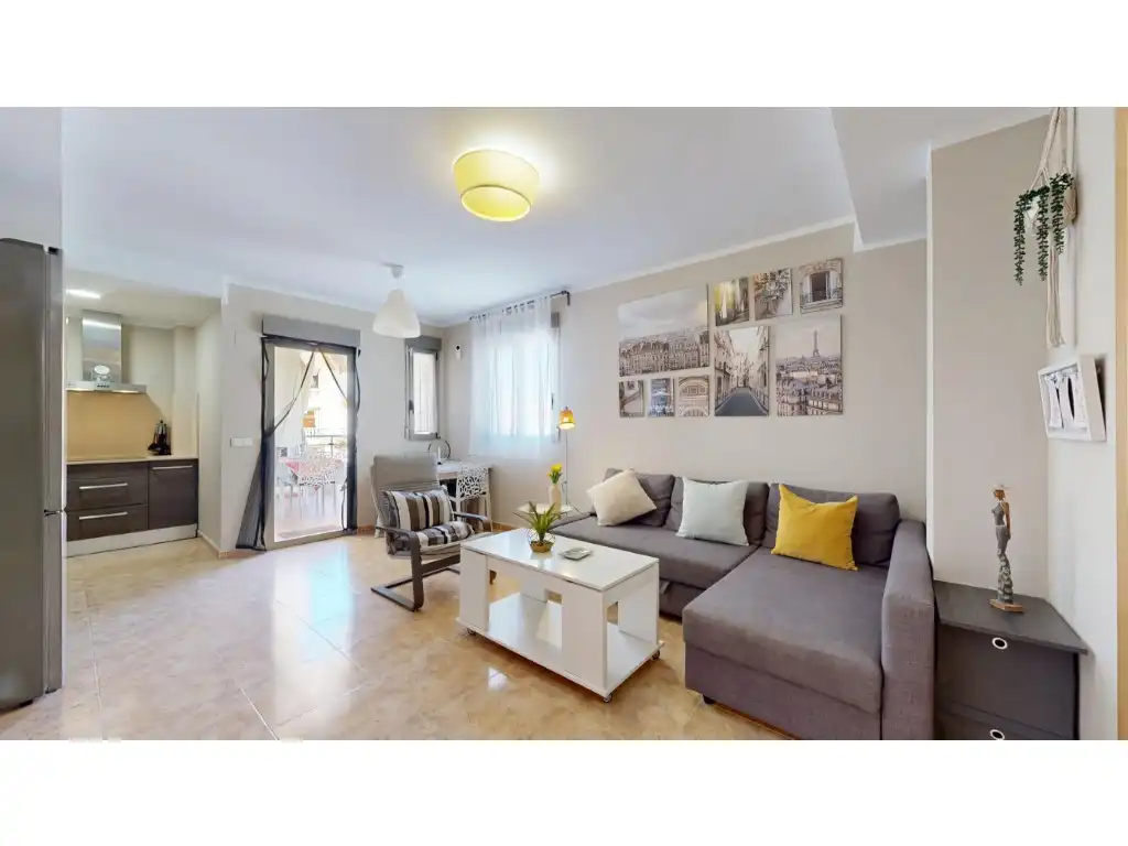 Sala de estar de Apartamento en venta en Chilches / Xilxes con Aire acondicionado, Terraza y Amueblado