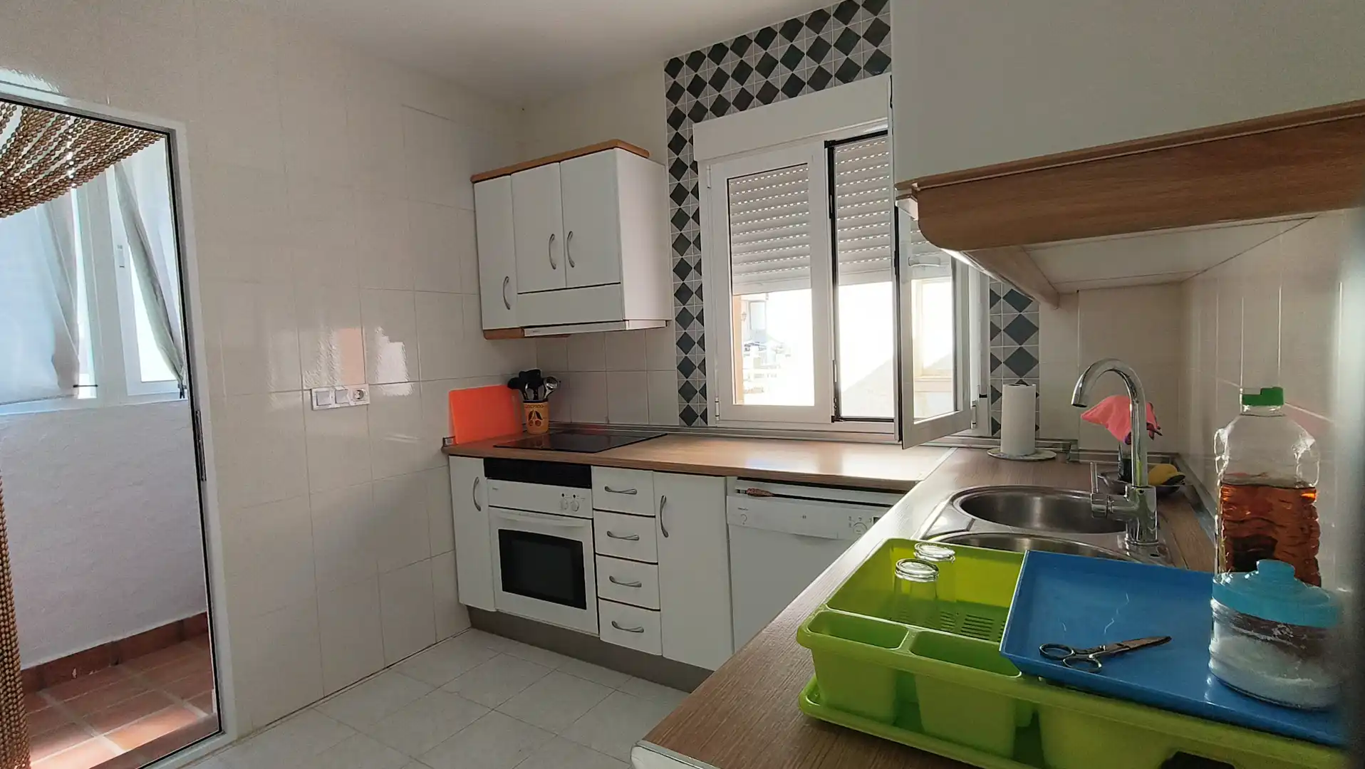 Kitchen of Flat for rent in Mazarrón  with Furnished and Pets allowed