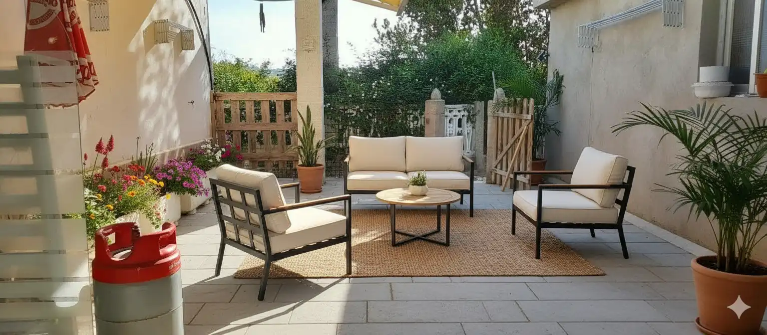 Terrasse von Haus oder Chalet zum Verkauf in Llombai mit Möbliert