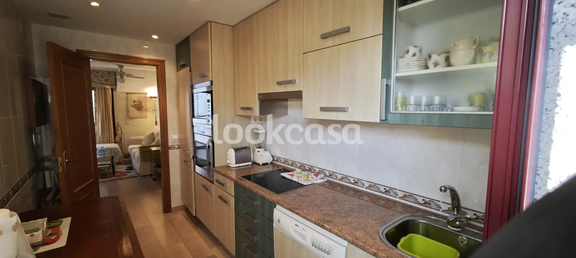 Cocina de Ático en venta en Sanxenxo con Calefacción, Parquet y Terraza