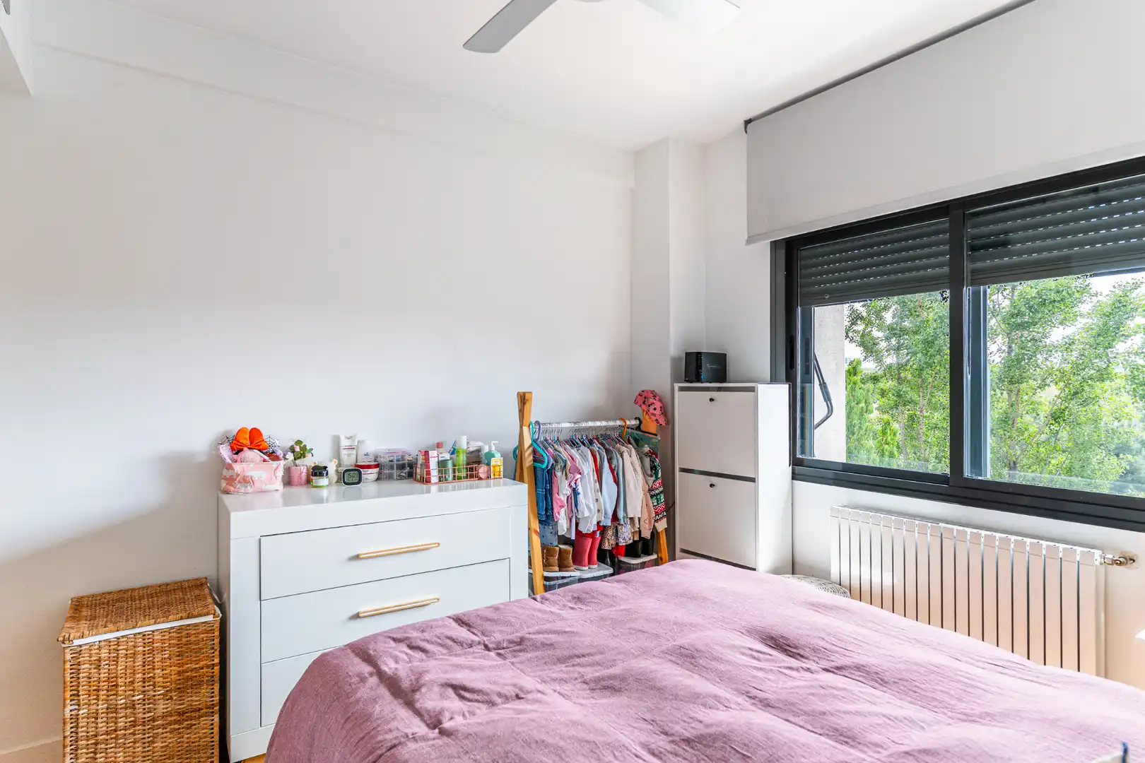 Schlafzimmer von Wohnung zum Verkauf in Las Rozas de Madrid mit Klimaanlage, Heizung und Parkett