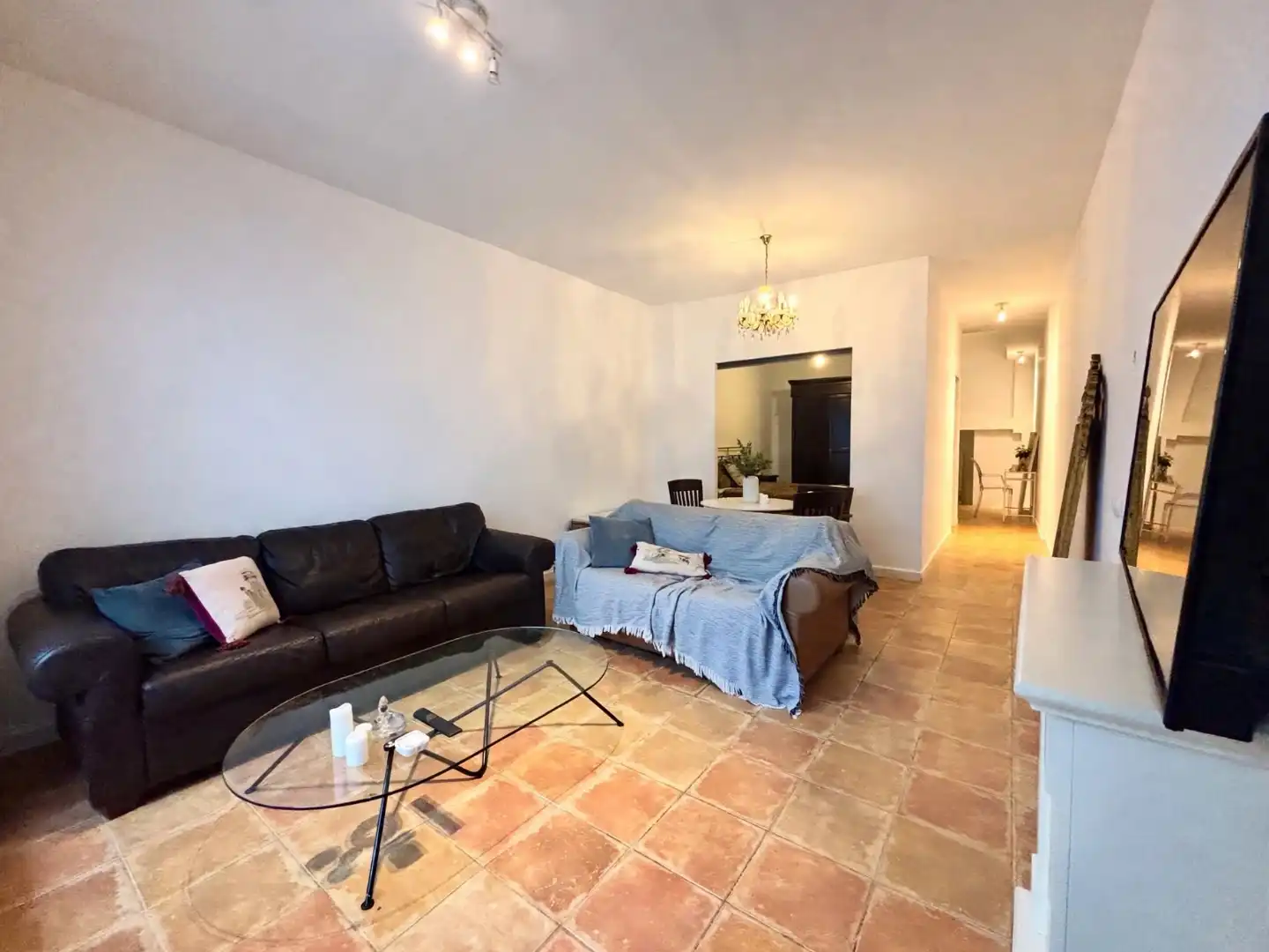 Living room of Houses for sale in Sabadell  with Air Conditioner, Terrace and Balcony