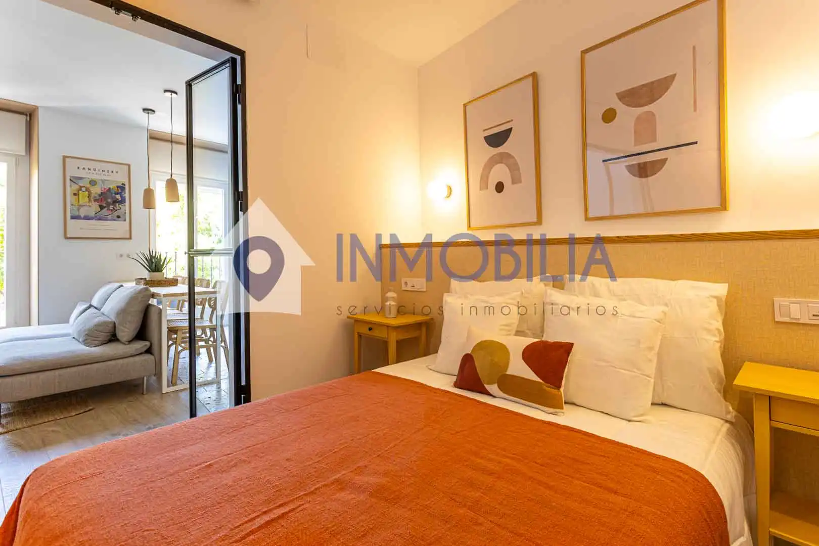 Schlafzimmer von Wohnung zum Verkauf in Madrid mit Klimaanlage und Heizung