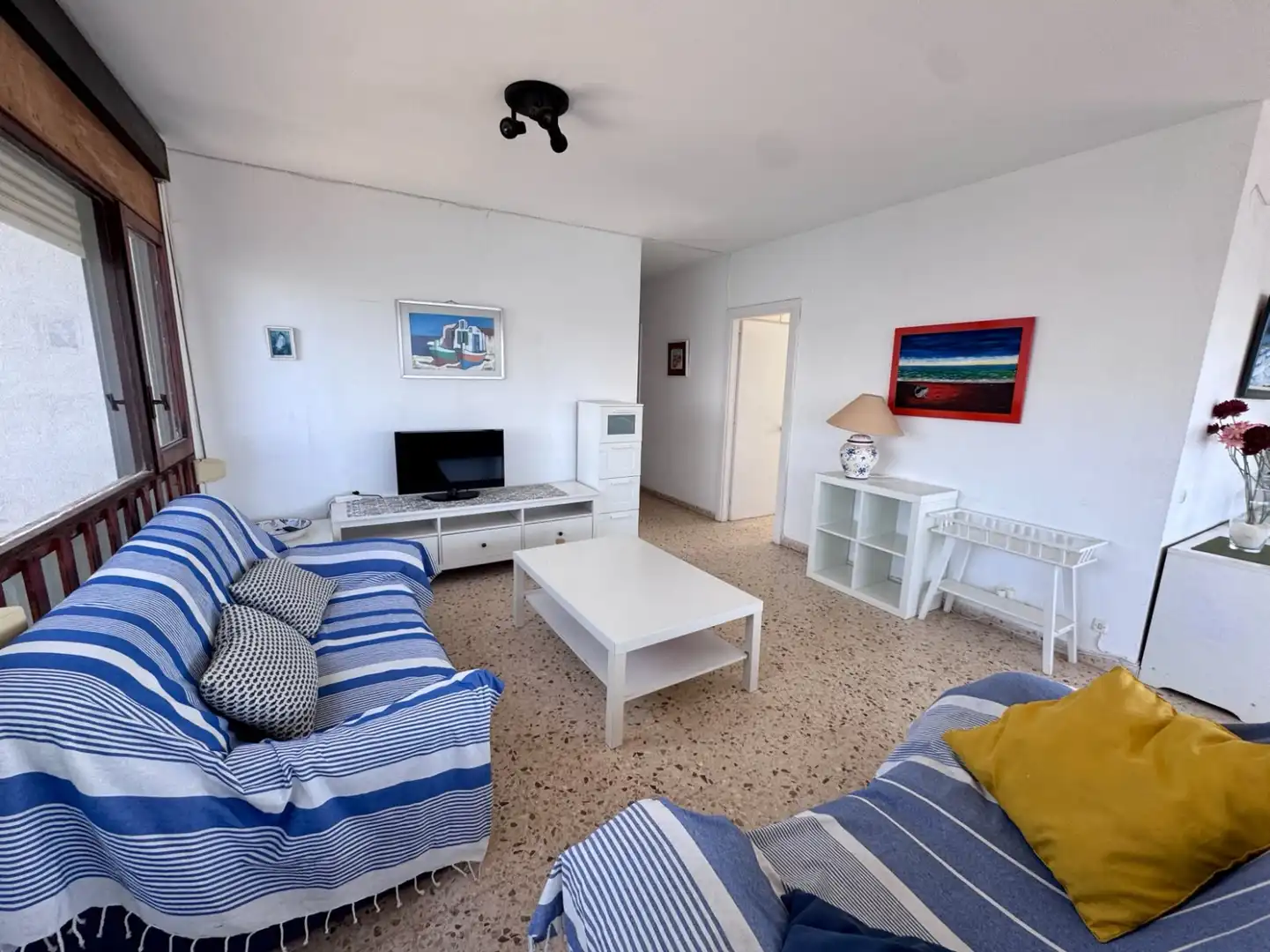 Living room of Flat for sale in La Manga del Mar Menor  with Private garden, Terrace and Swimming Pool
