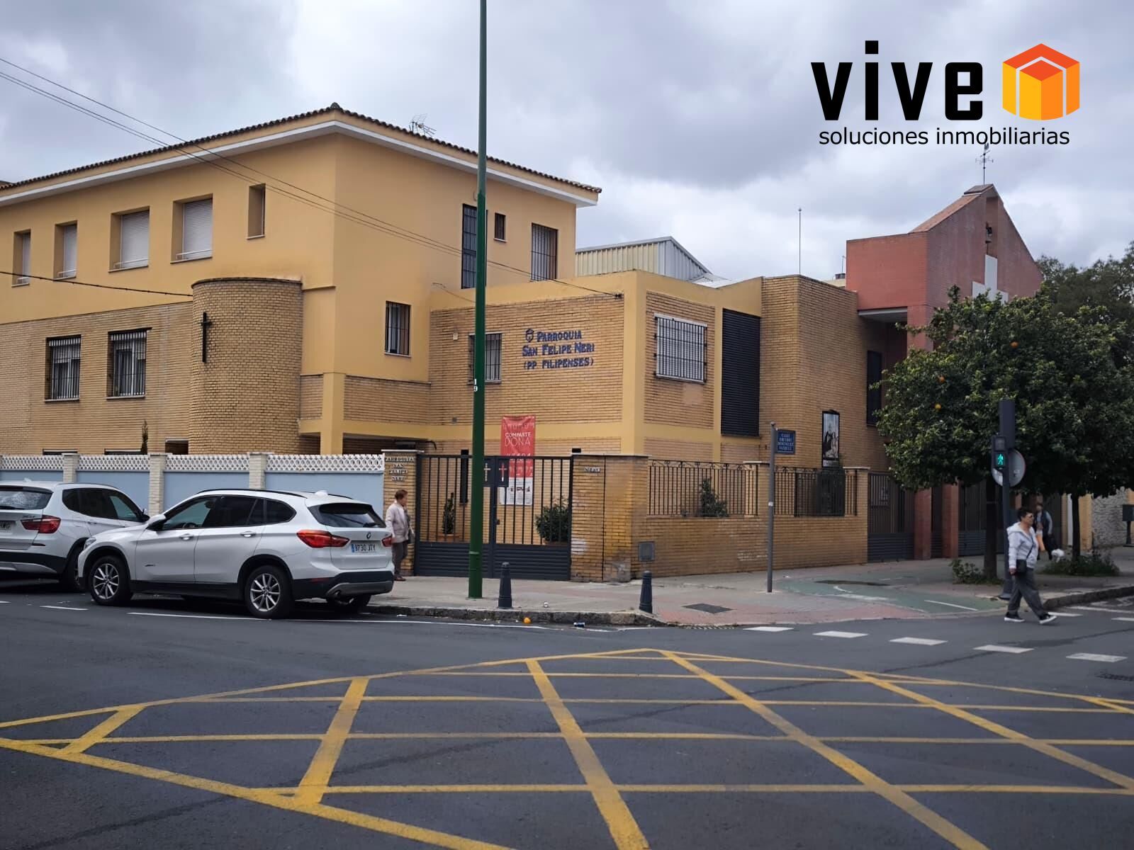 Exterior view of Flat for sale in  Sevilla Capital  with Air Conditioner and Terrace