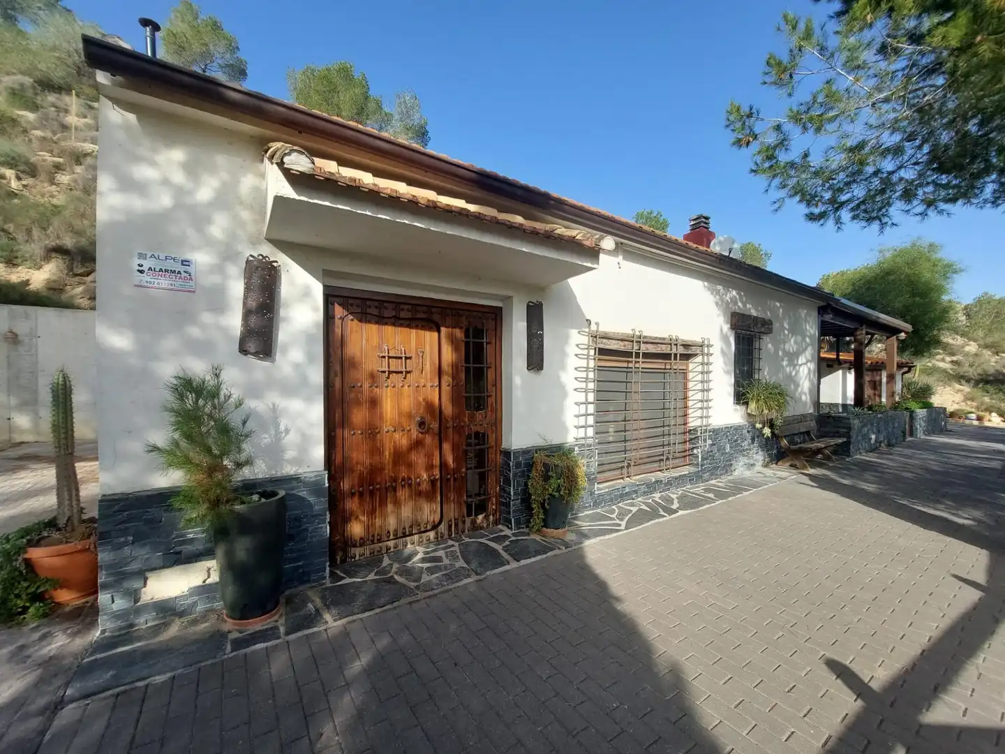 Vista exterior de Finca rústica en venta en  Murcia Capital con Aire acondicionado, Jardín privado y Terraza