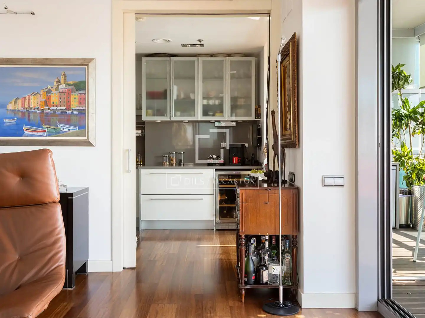 Cocina de Piso en venta en Barcelona con Aire acondicionado, Calefacción y Jardín privado
