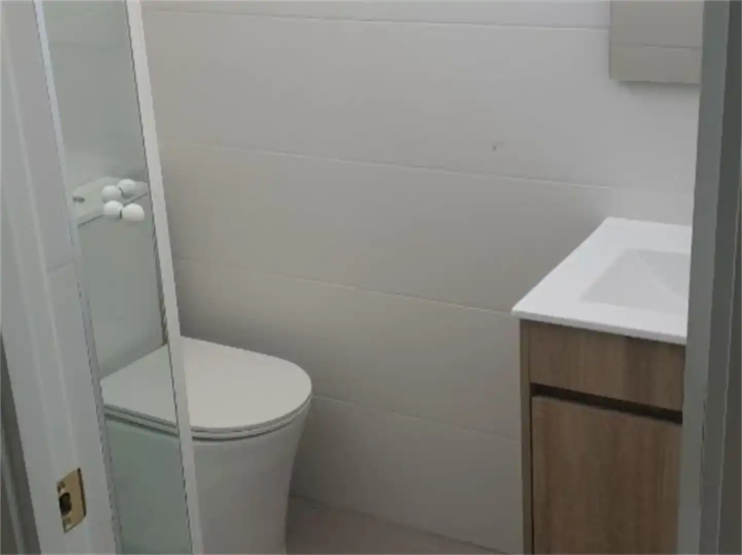 Badezimmer von Haus oder Chalet zur Miete in Rincón de la Victoria mit Privatgarten, Ofen und Waschmaschine