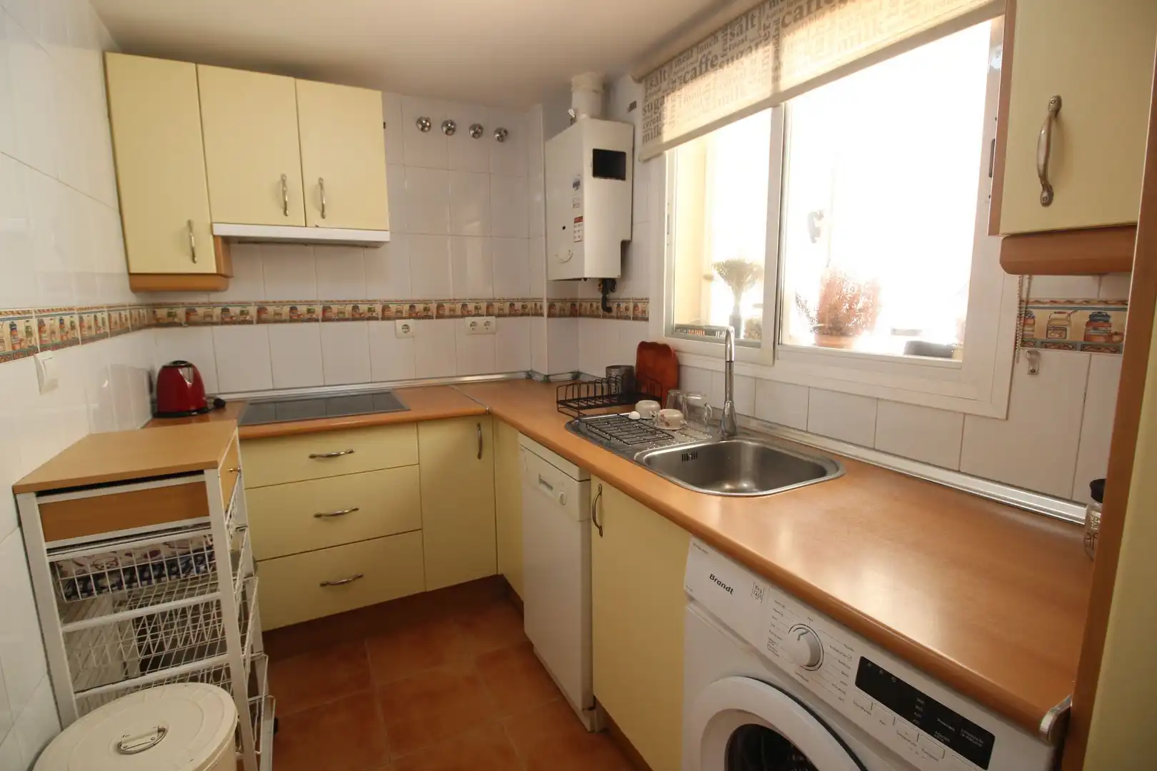 Küche von Wohnung zur Miete in Málaga mit Klimaanlage, Heizung und Möbliert