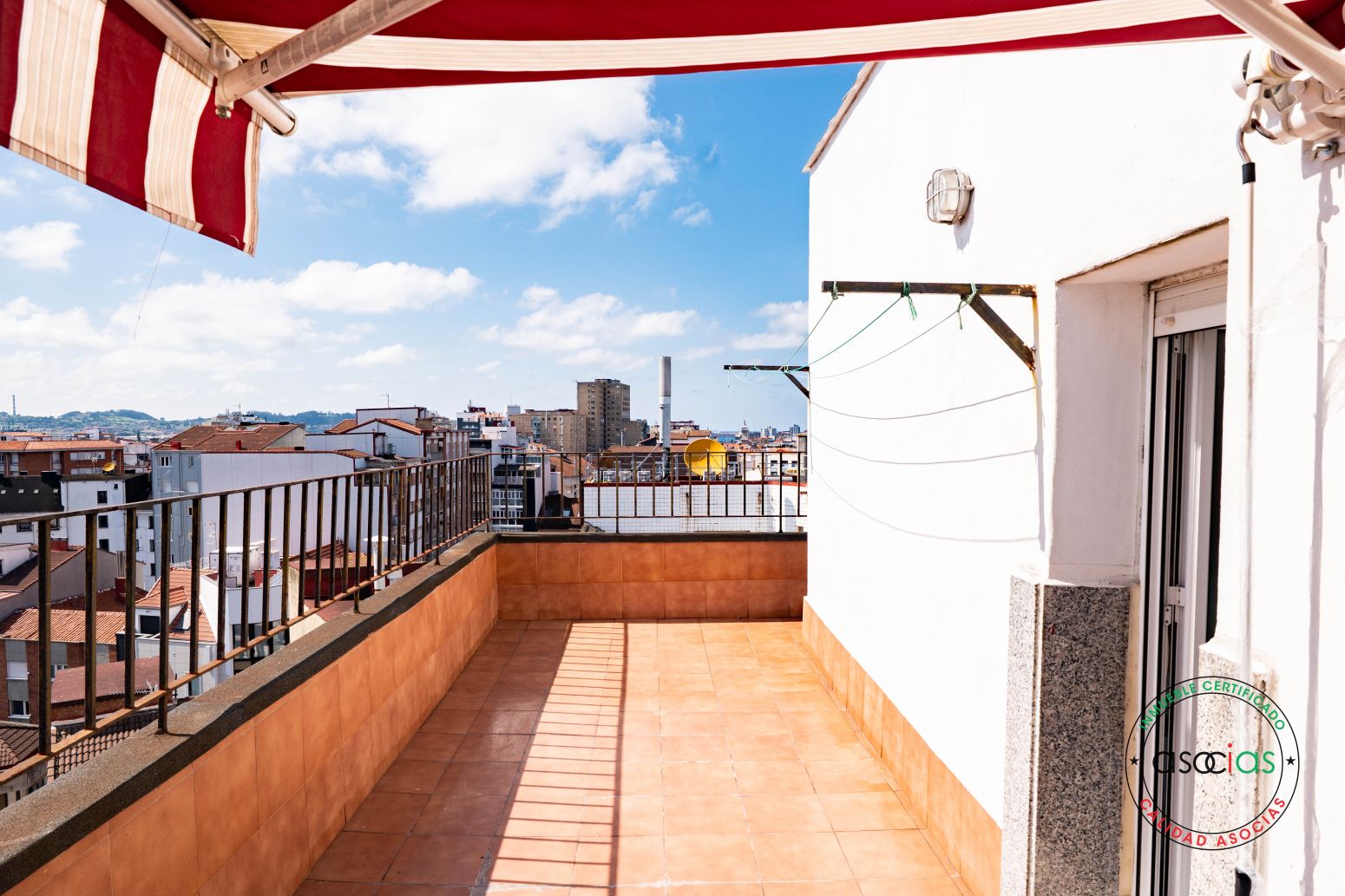 Terrace of Attic for sale in Gijón   with Heating, Parquet flooring and Terrace