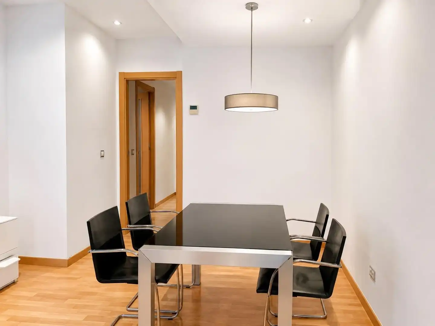 Comedor de Piso de alquiler en Badalona con Calefacción, Parquet y Terraza