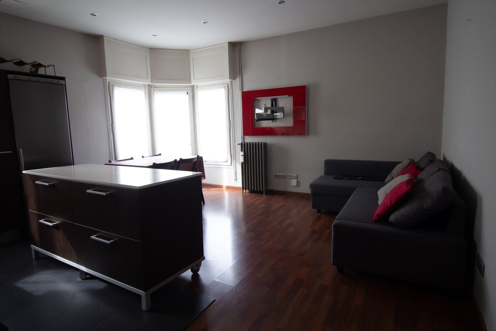 Sala d'estar de Pis en venda en Figueres amb Calefacció, Terrassa i Traster