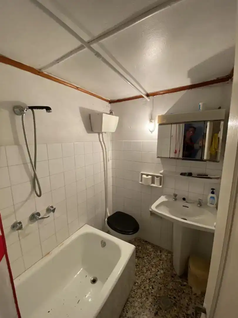 Badezimmer von Wohnung zum Verkauf in Cerdido mit Privatgarten und Abstellraum