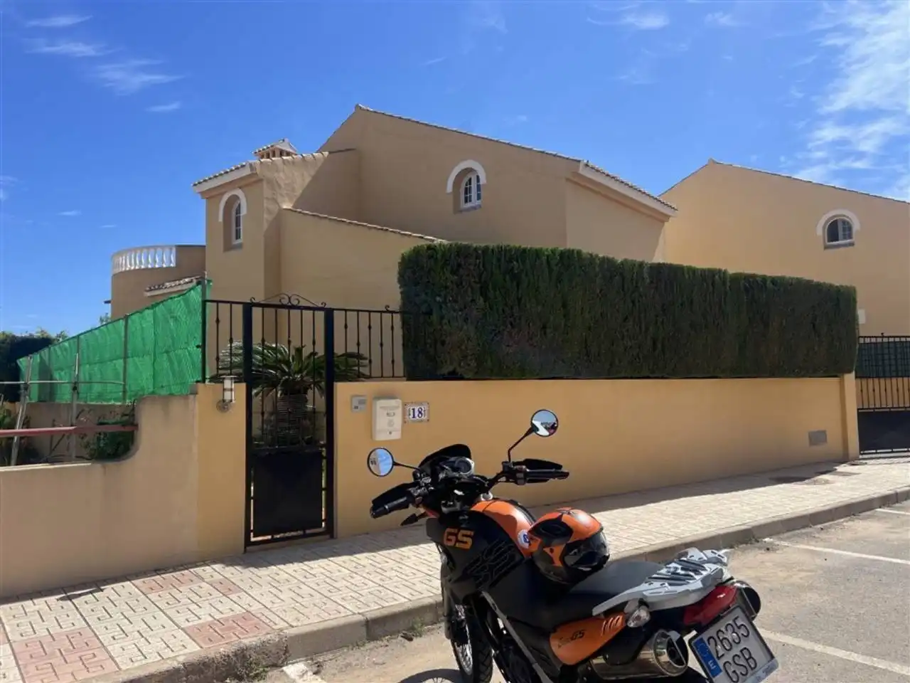 Vista exterior de Casa o chalet en venta en Cartagena con Aire acondicionado, Jardín privado y Terraza