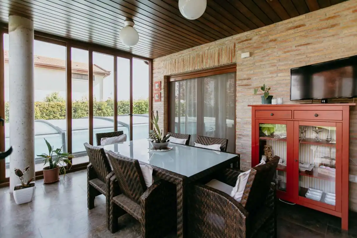 Terrassa de Casa o xalet en venda en Banastás amb Aire condicionat, Calefacció i Jardí privat