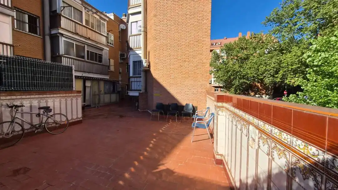 Terrace of Flat for sale in Madrid  with Air Conditioner, Heating and Storage room