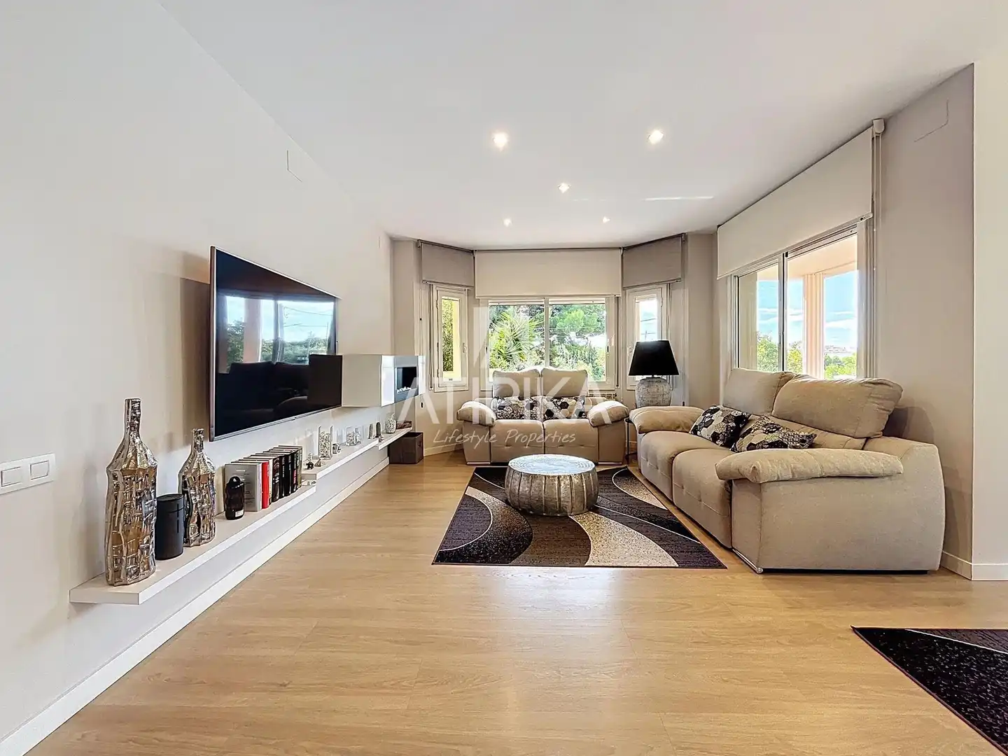Sala de estar de Casa o chalet en venta en Sant Pere de Ribes con Aire acondicionado, Calefacción y Parquet