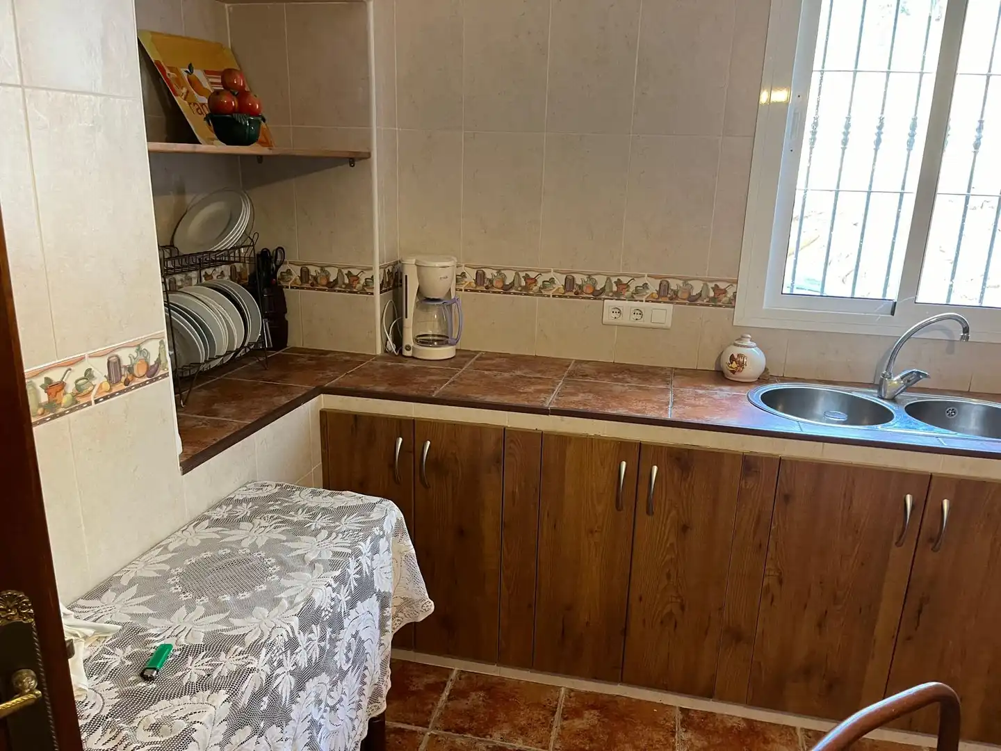 Cocina de Finca rústica de alquiler en Comares con Amueblado