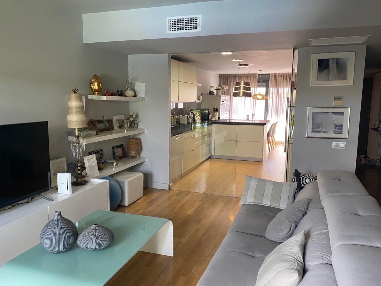 Living room of Single-family semi-detached for sale in San Sebastián de los Reyes  with Air Conditioner, Heating and Private garden