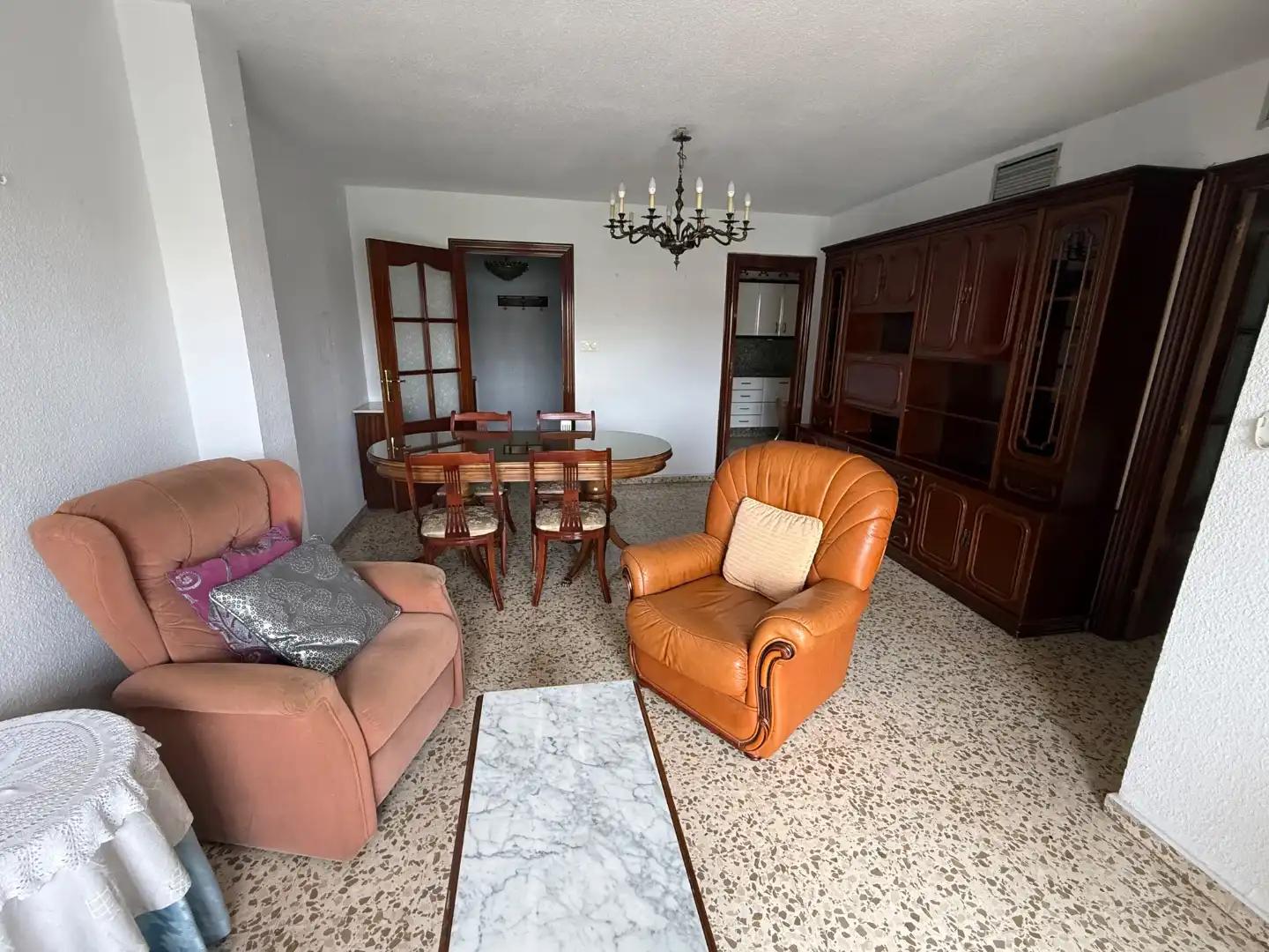 Sala de estar de Piso en venta en  Granada Capital con Aire acondicionado y Balcón