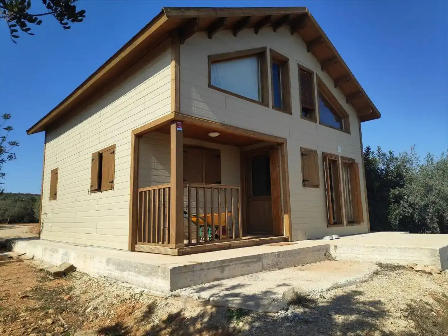 Vista exterior de Casa o xalet en venda en Càlig amb Balcó