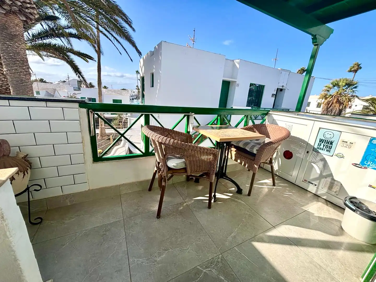 Terraza de Apartamento en venta en Tías con Terraza, Amueblado y Piscina comunitaria