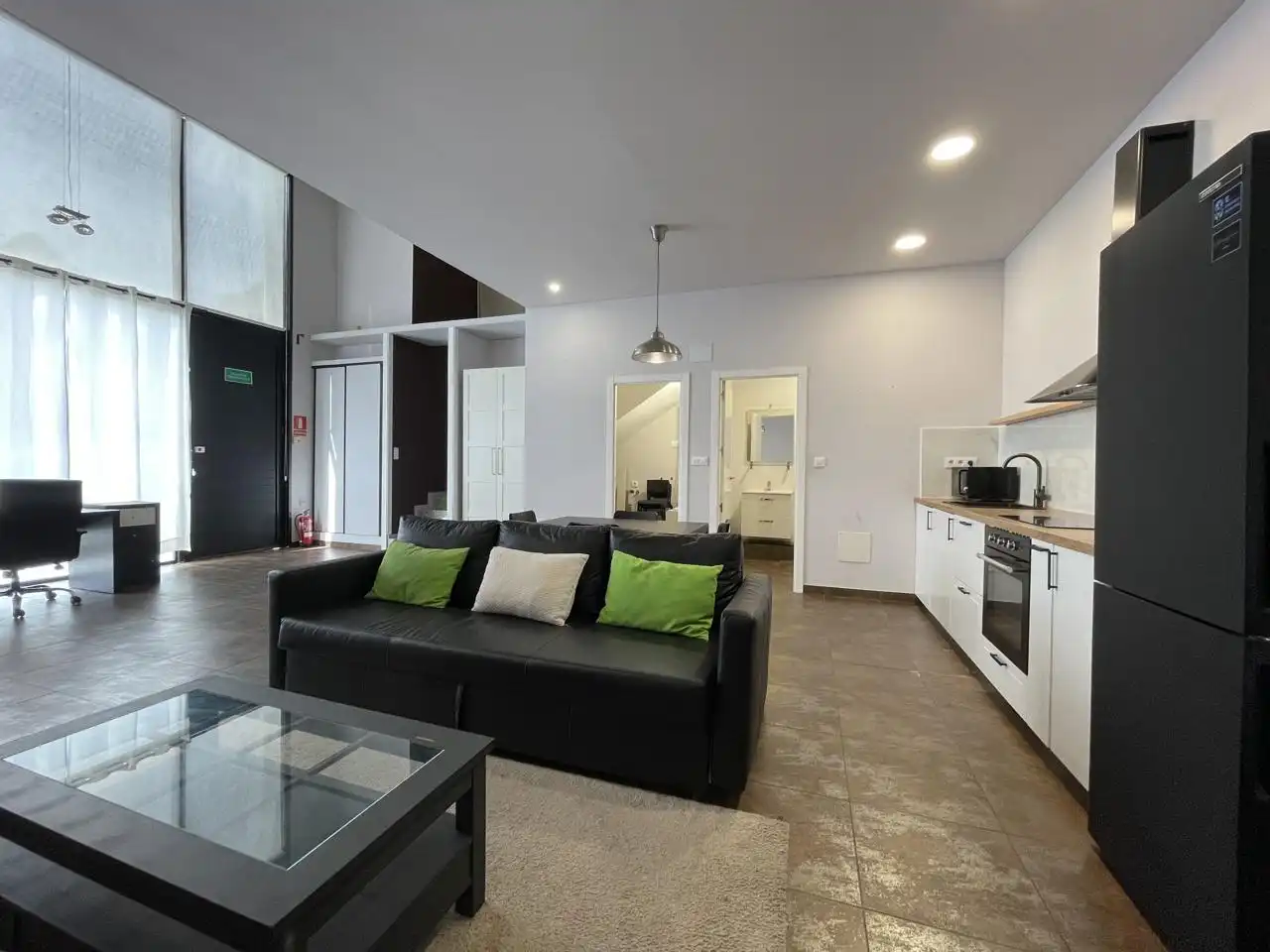 Sala de estar de Planta baja de alquiler en A Coruña Capital  con Calefacción y Amueblado