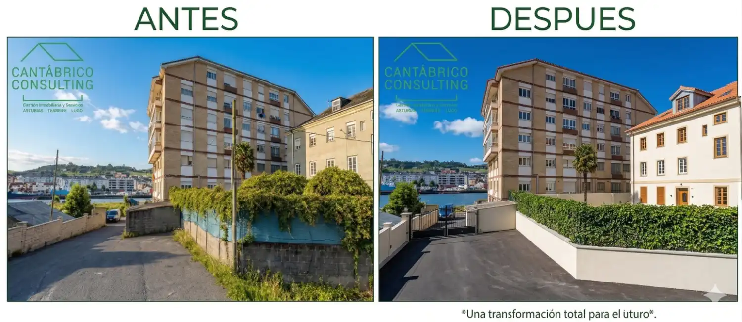 Vista exterior de Edifici en venda en Coaña
