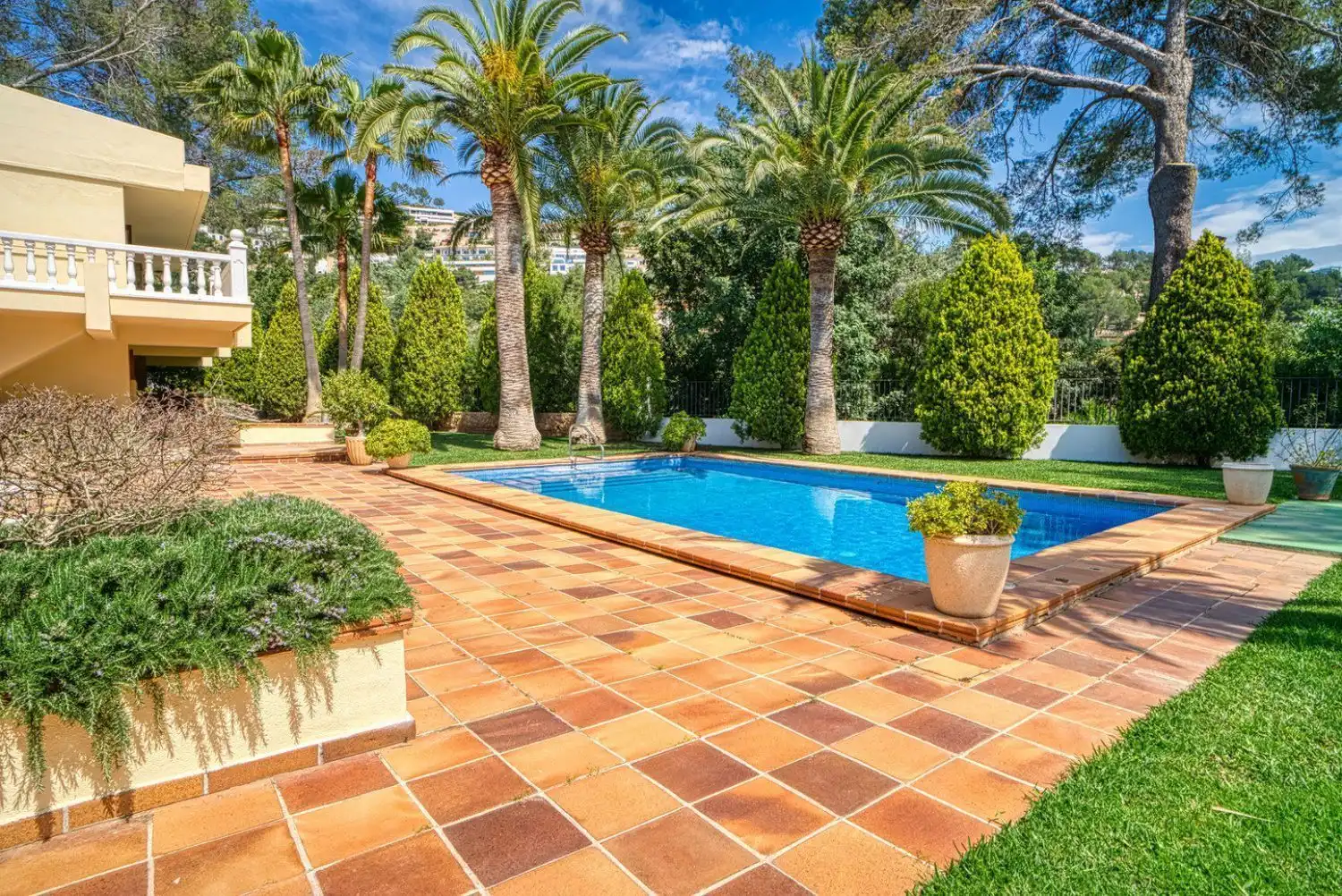 Piscina de Casa o xalet en venda en  Palma de Mallorca amb Aire condicionat, Calefacció i Jardí privat