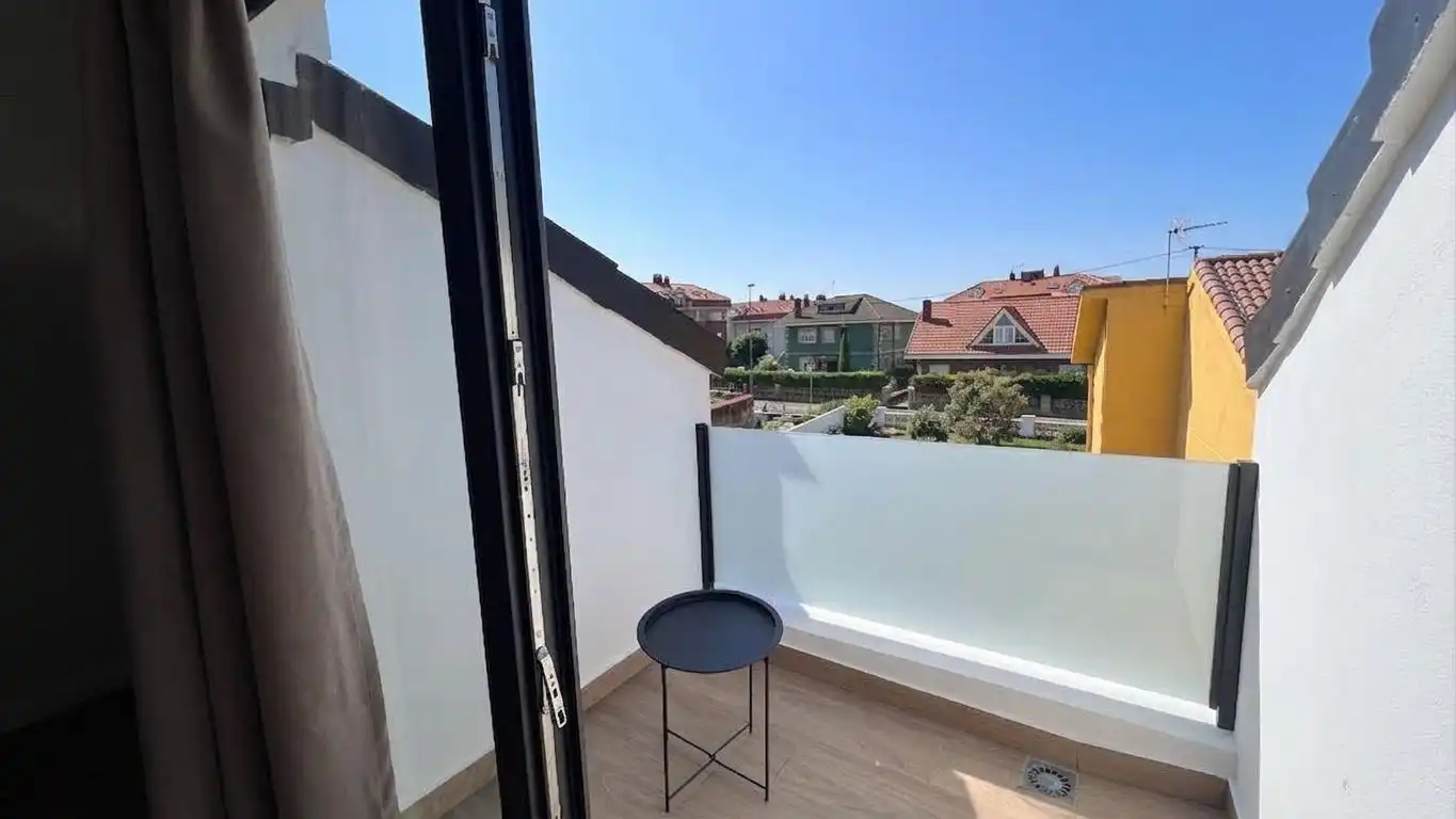 Terraza de Piso de alquiler en Suances con Calefacción, Terraza y Amueblado