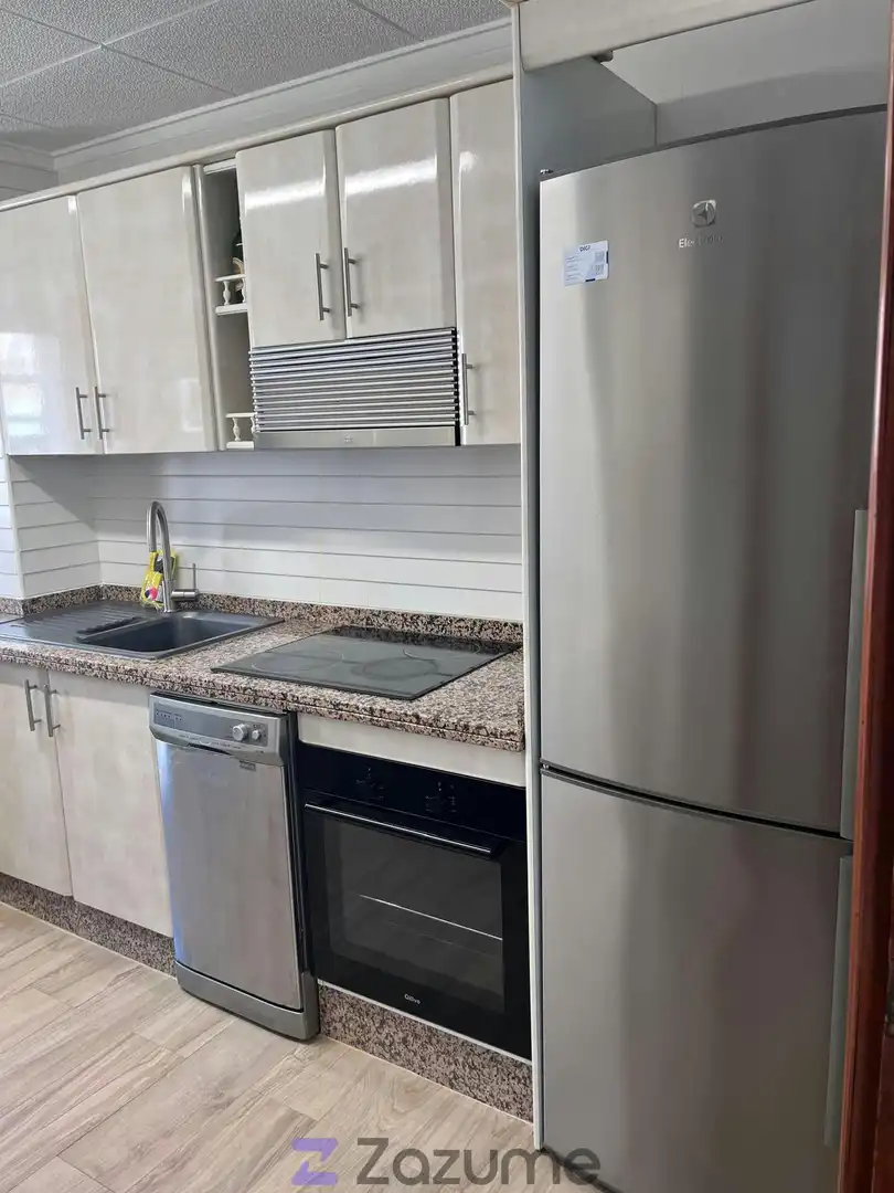 Kitchen of Flat for rent in Torrevieja  with Air Conditioner, Furnished and Oven