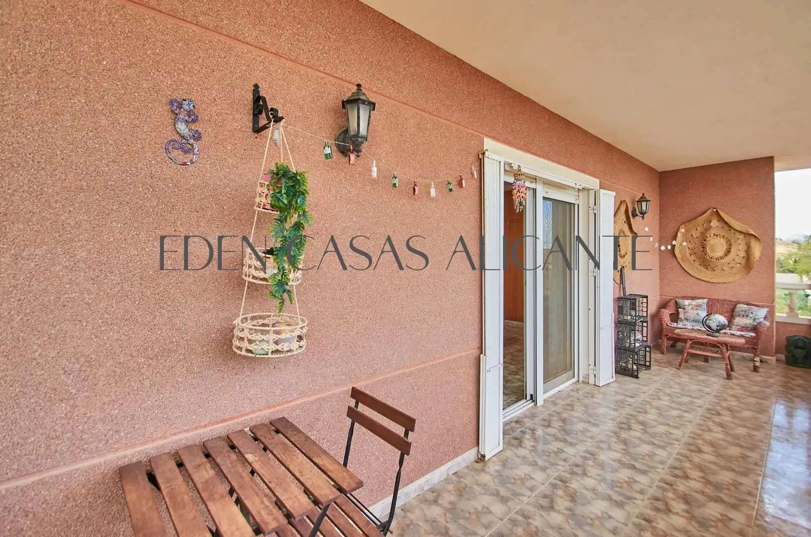 Terraza de Casa o chalet en venta en Mutxamel con Aire acondicionado, Jardín privado y Terraza