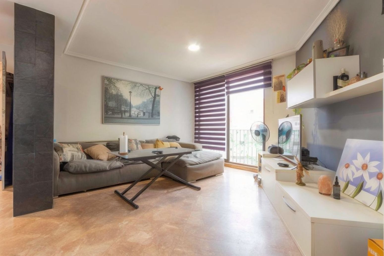 Living room of Flat for sale in  Valencia Capital  with Heating