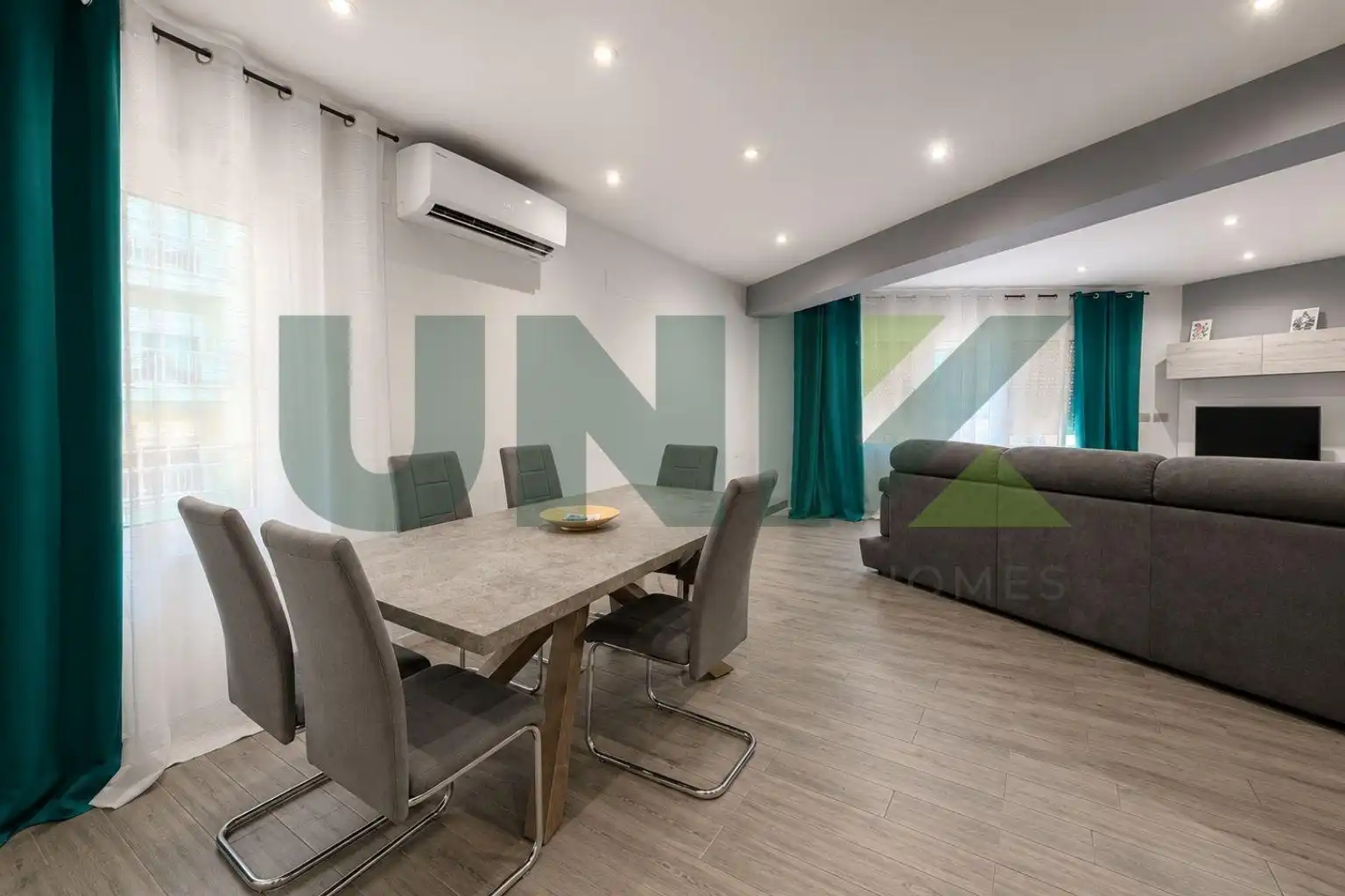 Esszimmer von Wohnung zum Verkauf in Elda mit Klimaanlage, Heizung und Parkett