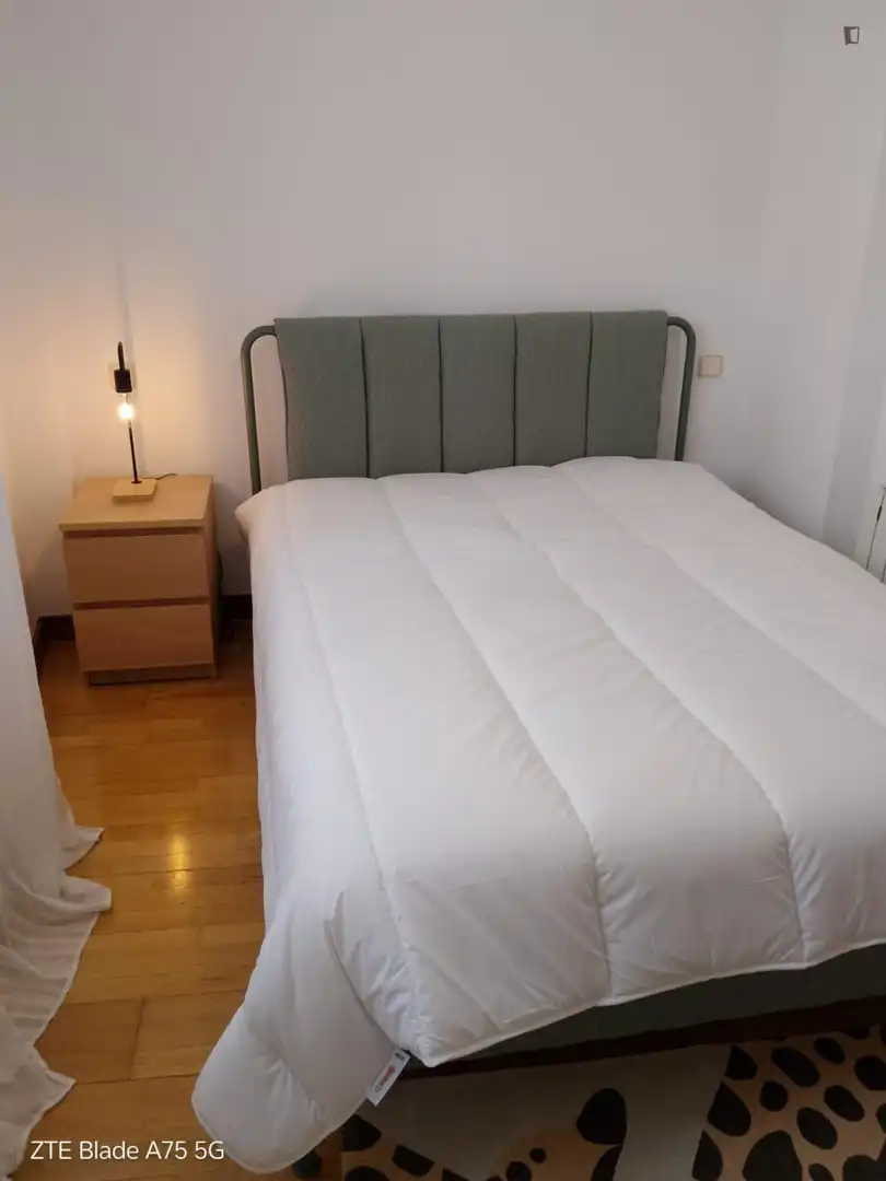 Bedroom of Apartments for rent in  Madrid Capital  with Air Conditioner, Heating and Furnished